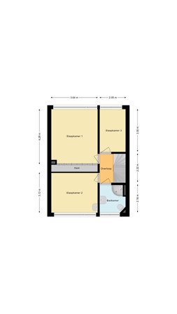 Floorplan - Populierenhof 66, 2411 TB Bodegraven